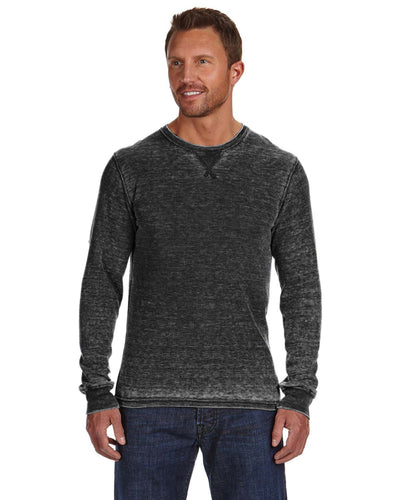 Men's Vintage Zen Thermal Long-Sleeve T-Shirt - Twisted Black