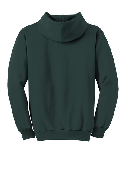Unisex Essential Fleece Pullover Hoodie - Dark Green