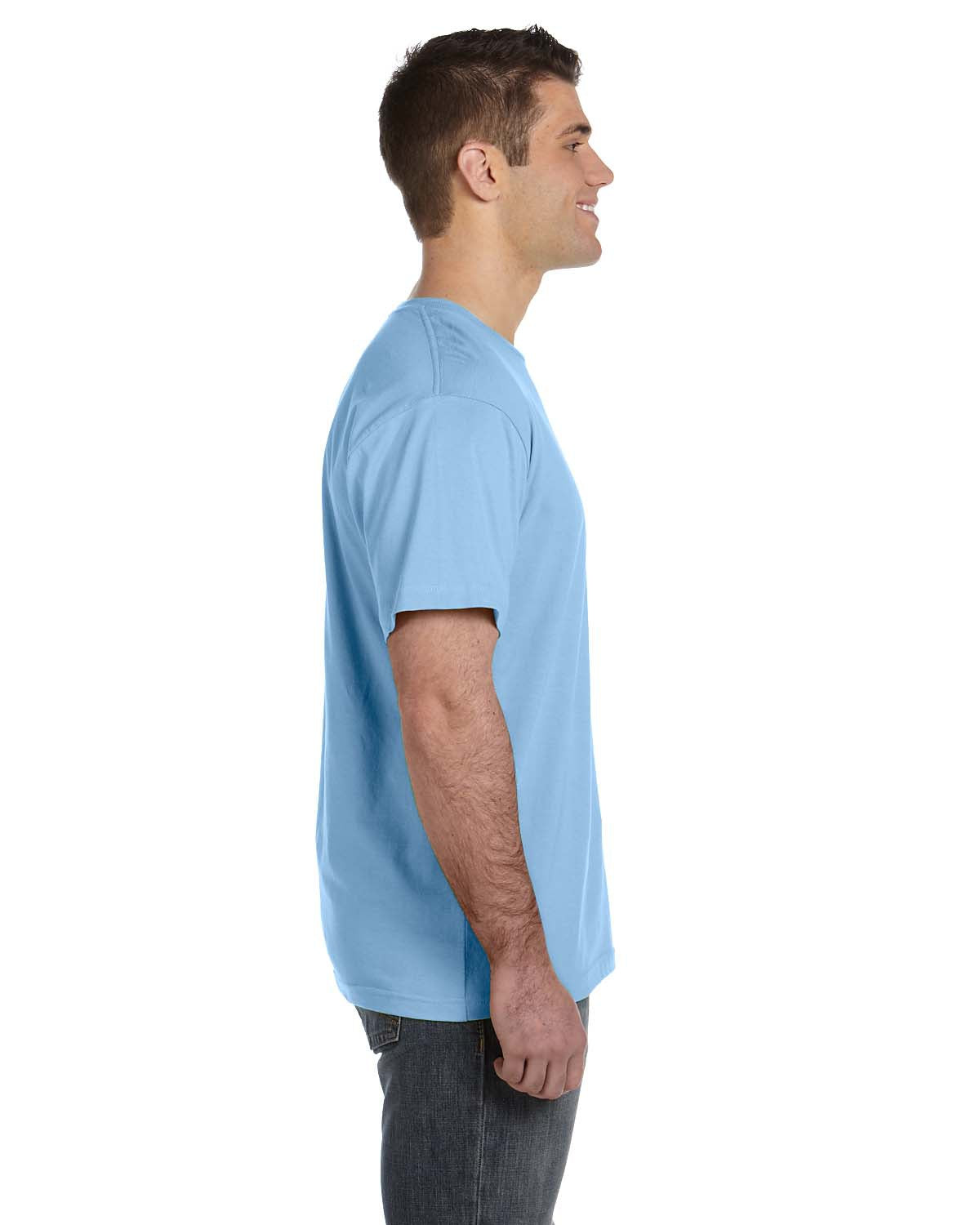 Unisex Fine Jersey T-Shirt - Light Blue