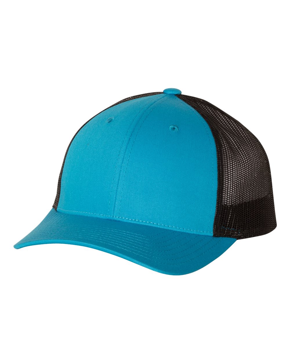 Low Pro Trucker Cap - Cyan / Black