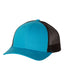 Richardson 115J1 - Low Pro Trucker Cap - Cyan / Black