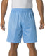 A4 N5296 - Unisex Nine Inch Inseam Mesh Short - Light Blue