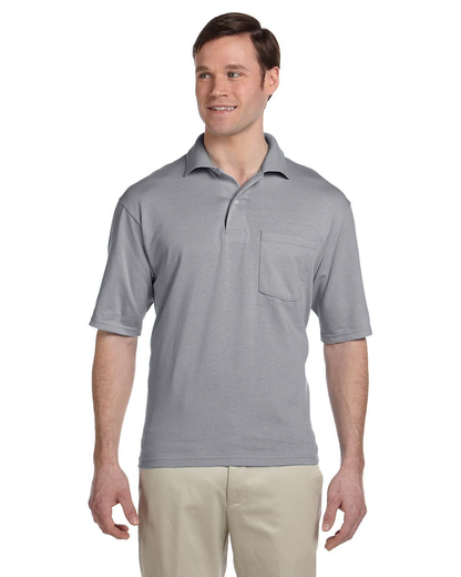 Unisex SpotShield��� Pocket Jersey Polo - Oxford
