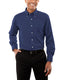 Van Heusen 13V521 - Men's Long-Sleeve Dress Twill - Navy