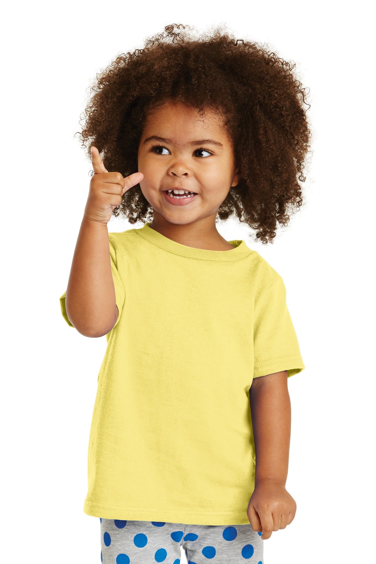 Toddler Core Cotton Tee - Yellow