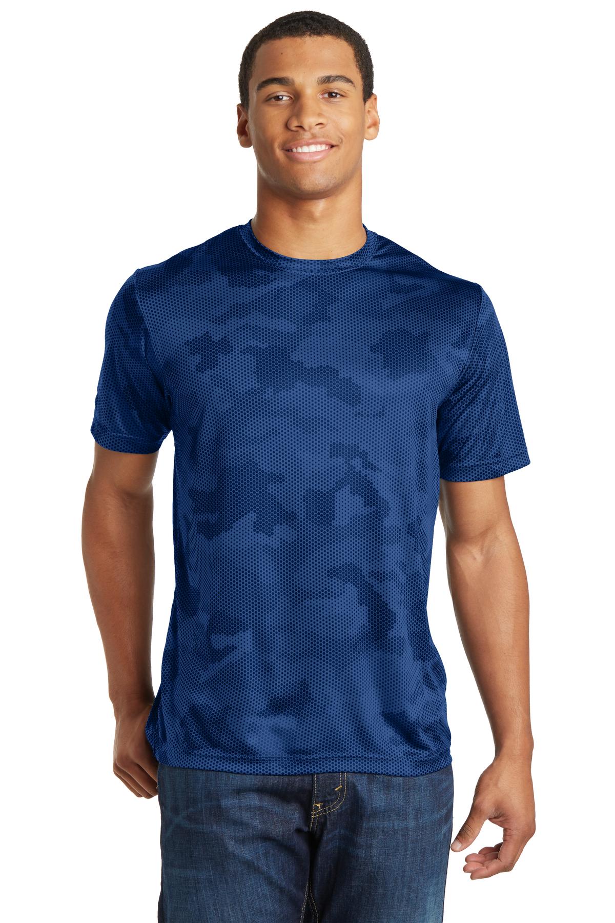 Unisex CamoHex Tee - True Royal