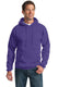 Port & Company PC90H - Unisex Essential Fleece Pullover Hoodie - Purple