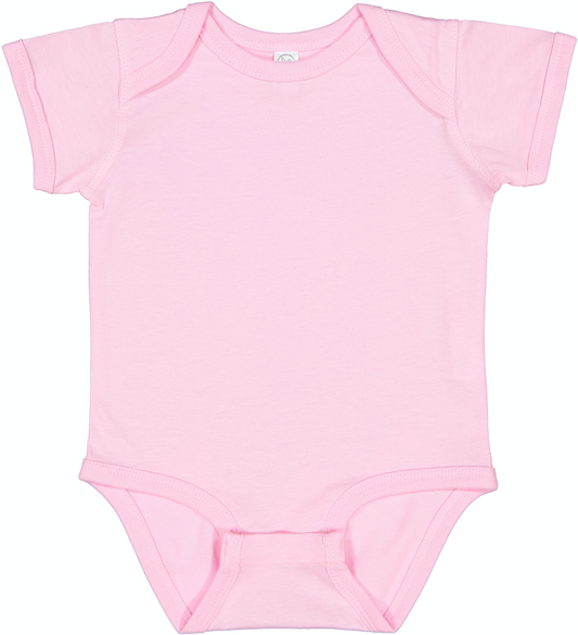 Infant Fine Jersey Bodysuit - Pink
