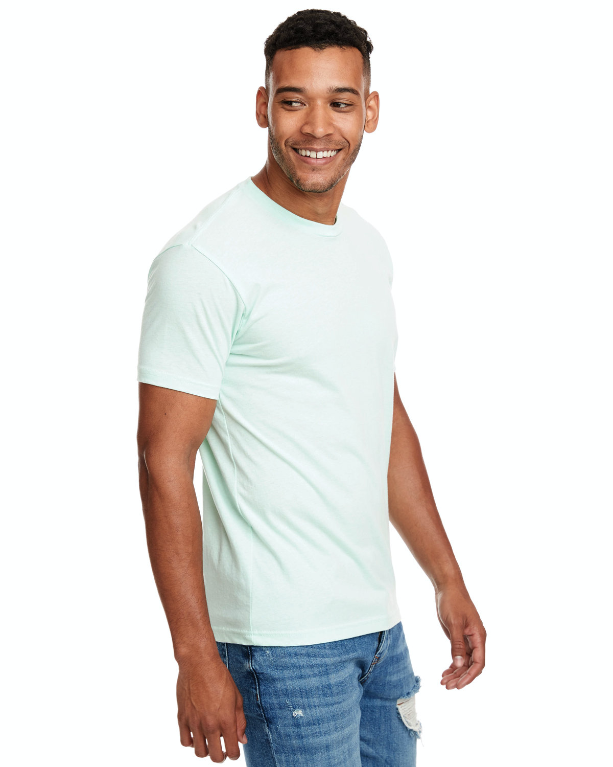 Unisex CVC Crewneck T-Shirt - Mint