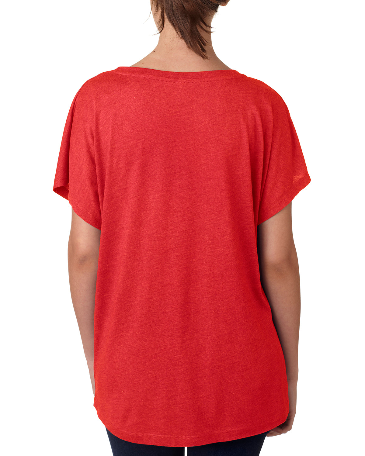 Women's Triblend Dolman - Vintage Red