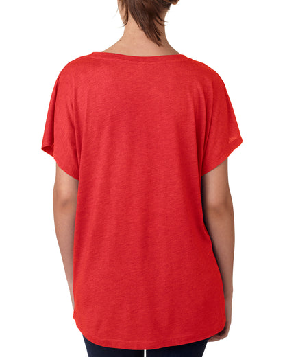 Women's Triblend Dolman - Vintage Red
