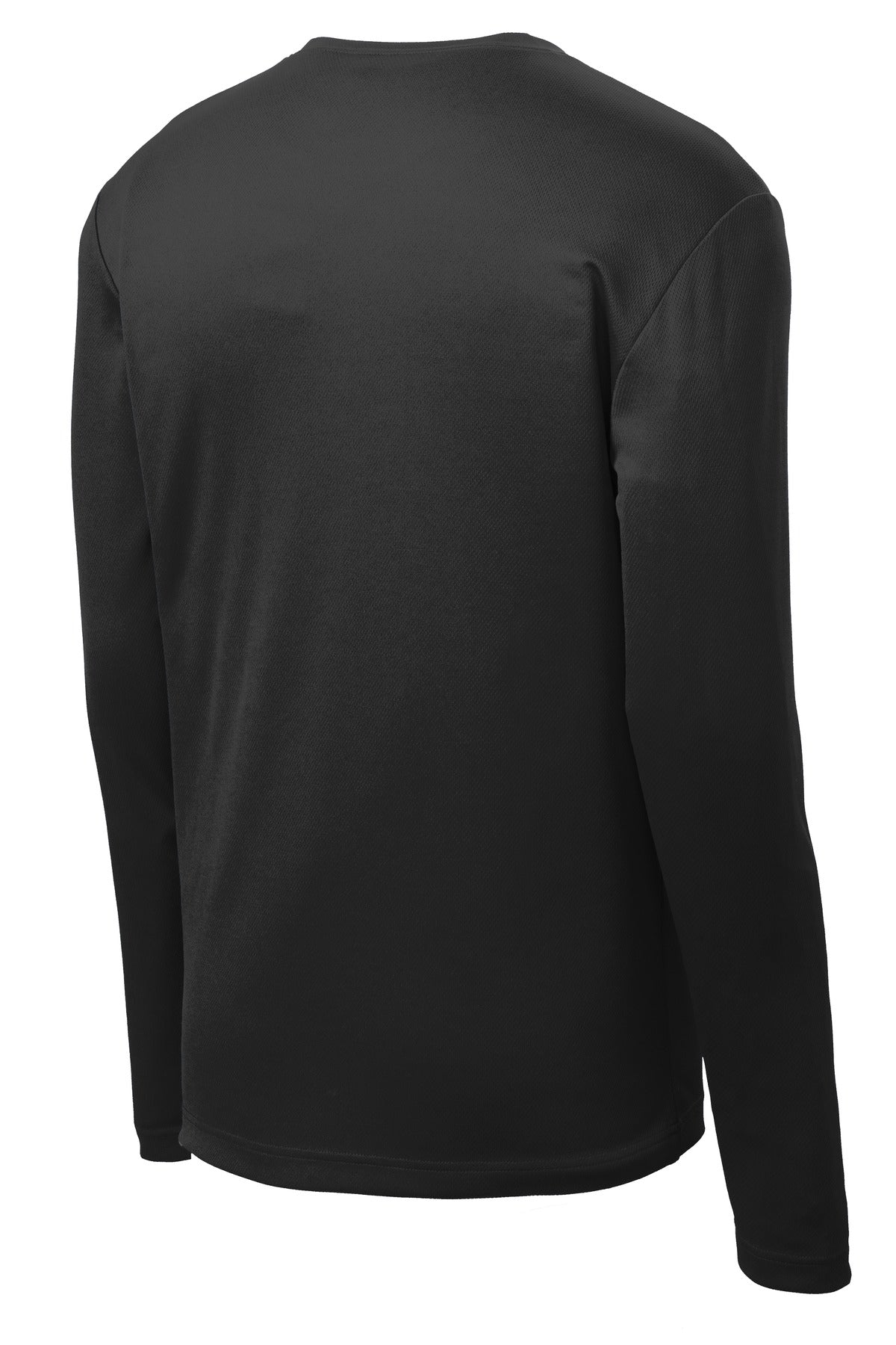 Unisex PosiCharge RacerMesh Long Sleeve Tee - Black
