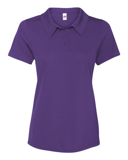 Women's Performance 3-Button Mesh Sport Shirt - Sport Purple