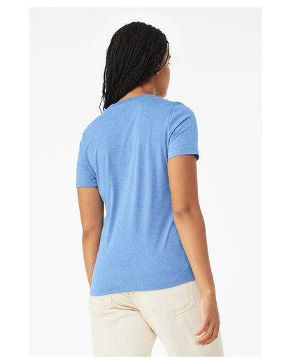 Women's Heathered Relaxed Jersey Short-Sleeve T-Shirt - Heather Carolina Blue