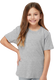 Tultex 0235TC - Youth Fine Jersey T-Shirt - Heather Grey
