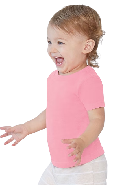 Infant Cotton Jersey T-Shirt - Pink