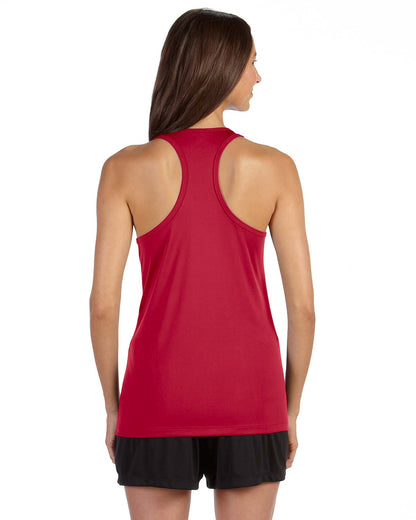 Women's Performance Racerback Tank - Sport Red