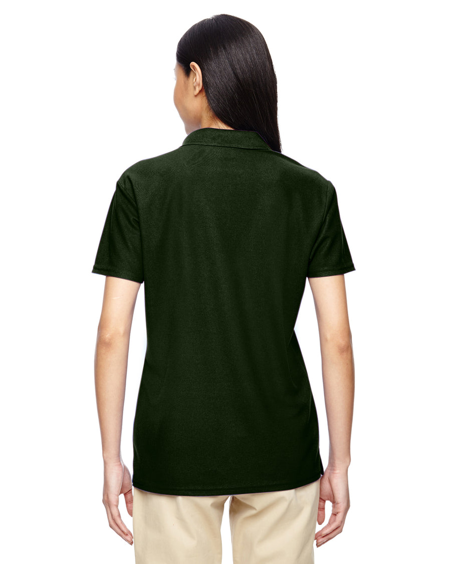 Women's Performance® Jersey Polo - Marble Forest Green