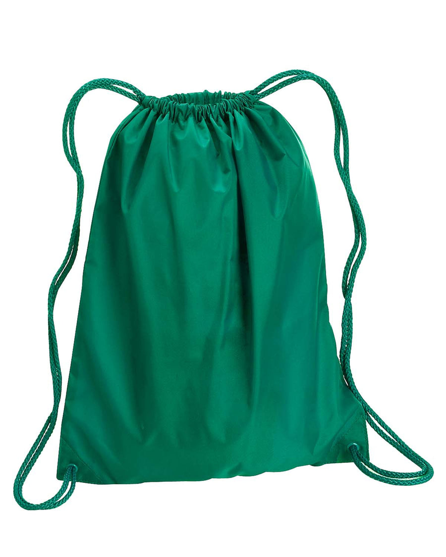 Large Drawstring Backpack - Kelly Green