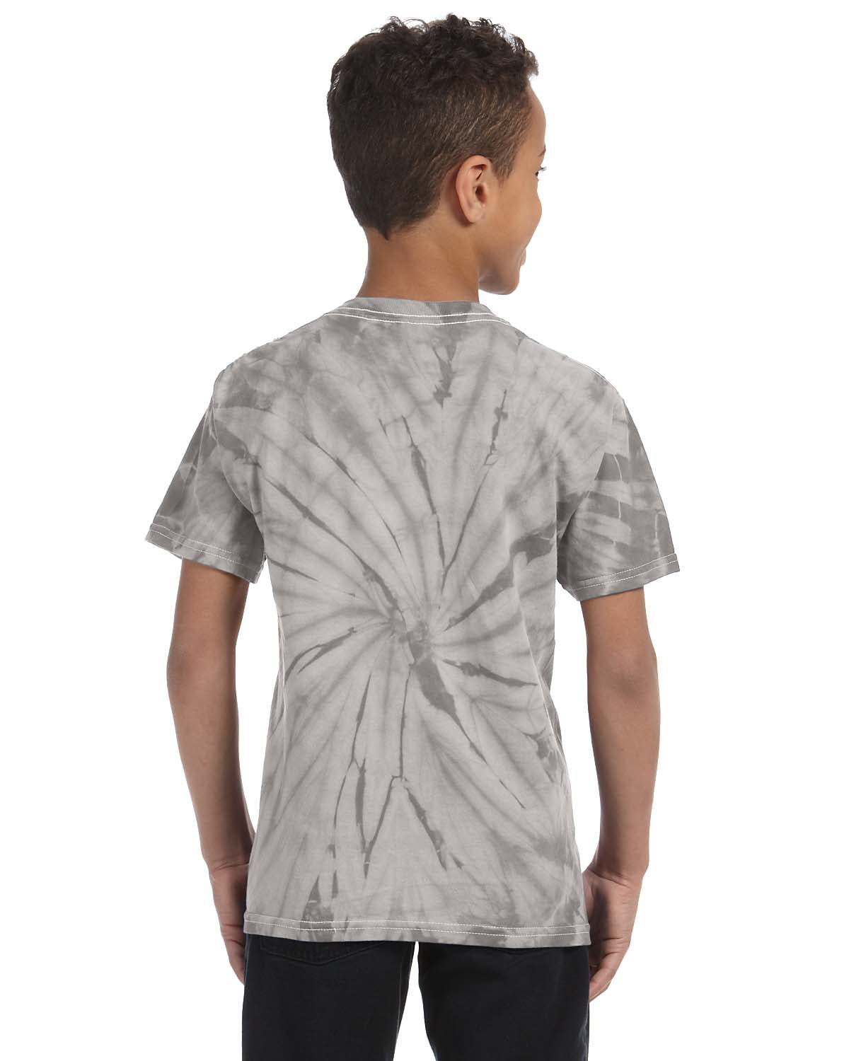 Youth 100% Cotton Spider T-Shirt - Spider Silver