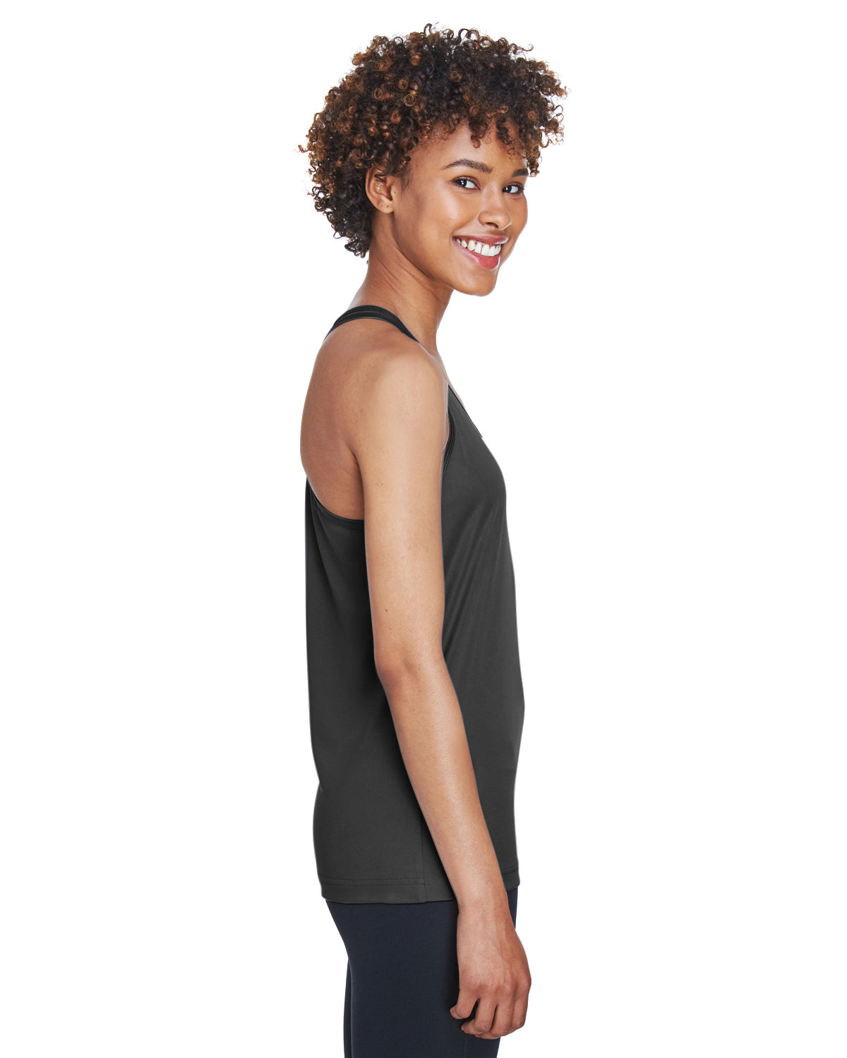 Women's Zone Performance Racerback Tank - Black