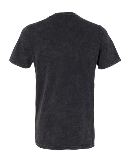 Unisex Jersey Short-Sleeve V-Neck T-Shirt - Black Mineral Wash