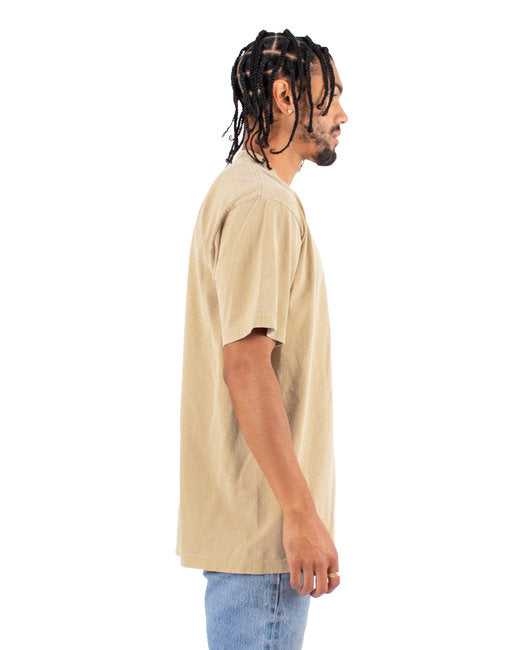 Garment-Dyed Crewneck T-Shirt - Oatmeal