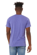 Unisex Heather CVC T-Shirt - Heather Lapis