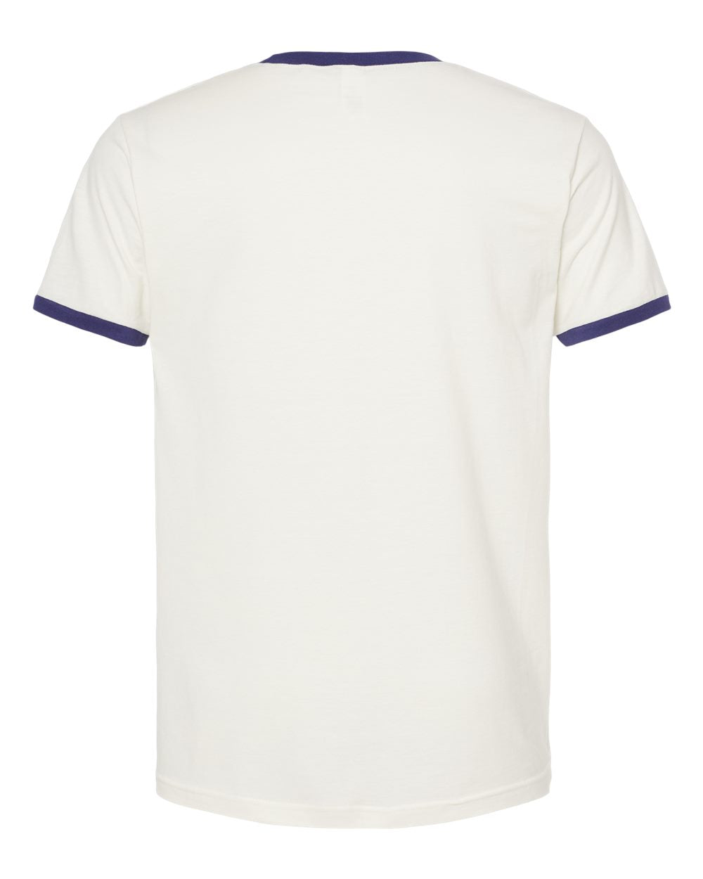 Unisex Fine Jersey Ringer Tee - Vintage White / Inked India