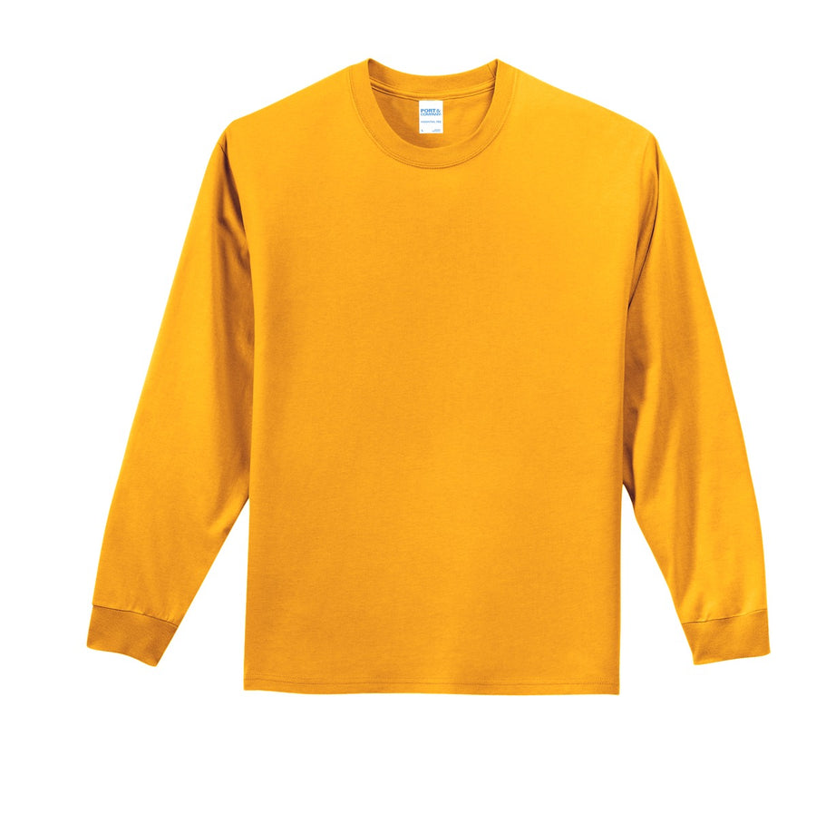 Unisex Long Sleeve Essential Tee - Gold