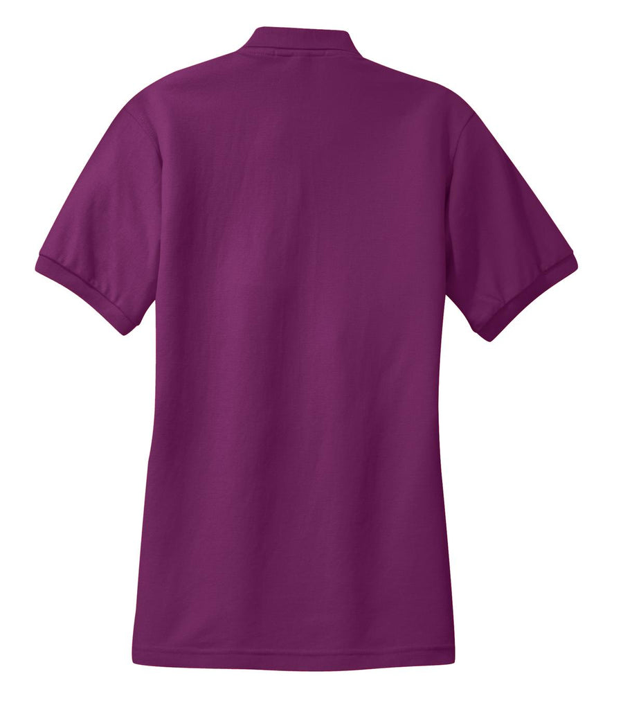Women's Silk Touch Polo - Deep Berry