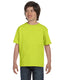 Gildan G800B - Youth 50/50 T-Shirt - Safety Green