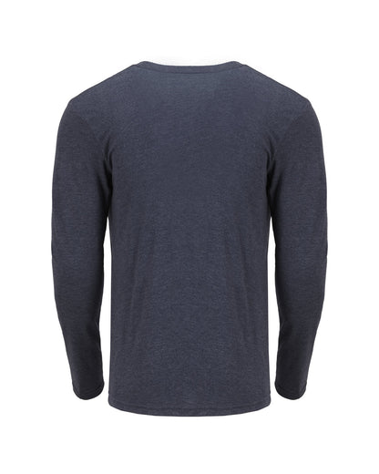 Men's Triblend Long-Sleeve Crew - Vintage Navy