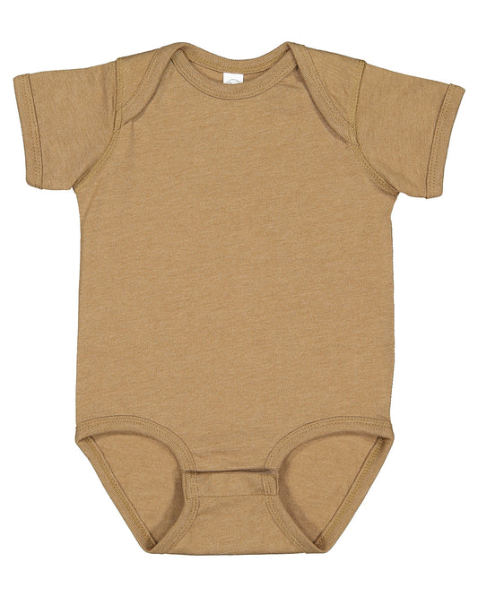 Infant Fine Jersey Bodysuit - VIN COYOTE BRWN