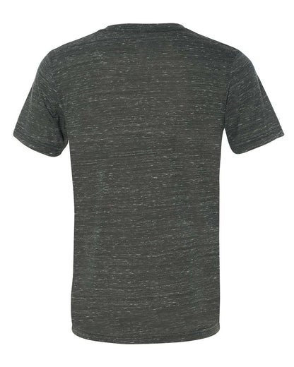 Unisex Jersey Short-Sleeve V-Neck T-Shirt - Charcoal Marble