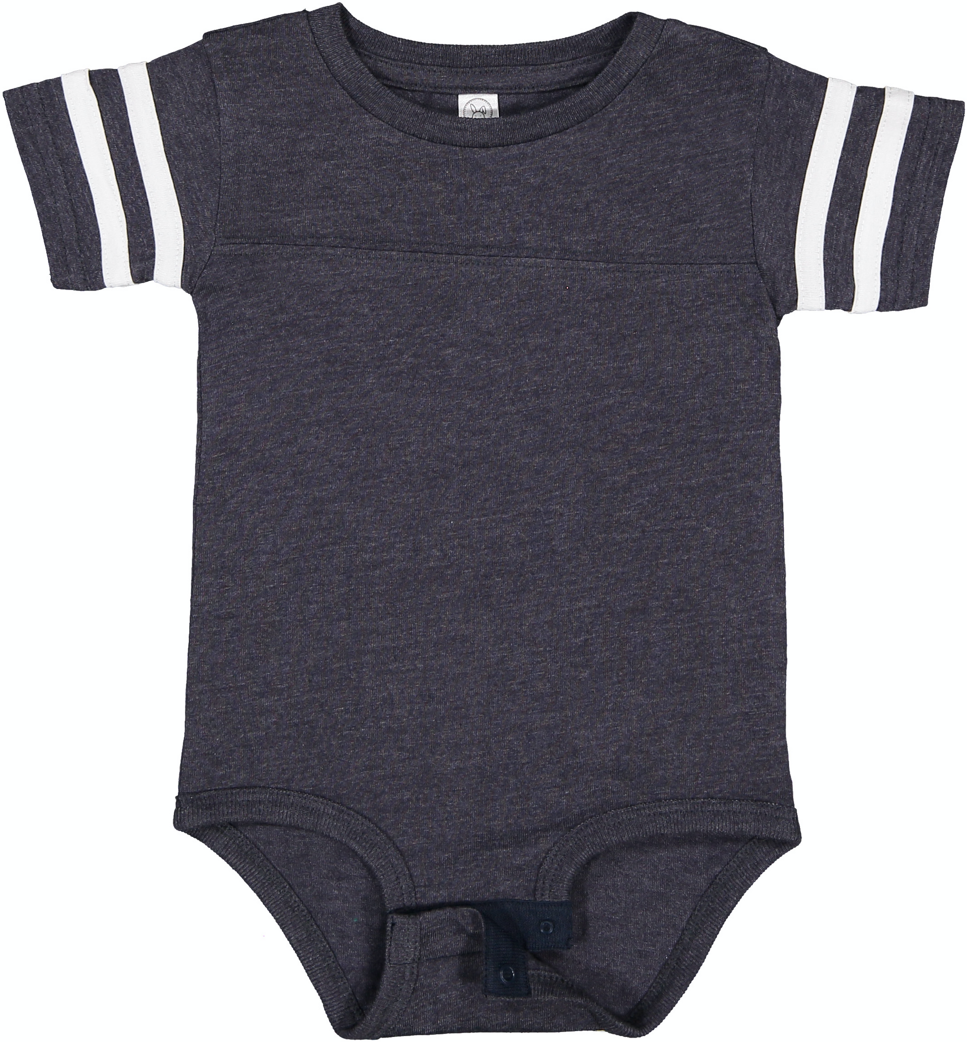 Infant Football Bodysuit - Vintage Navy / Blend White