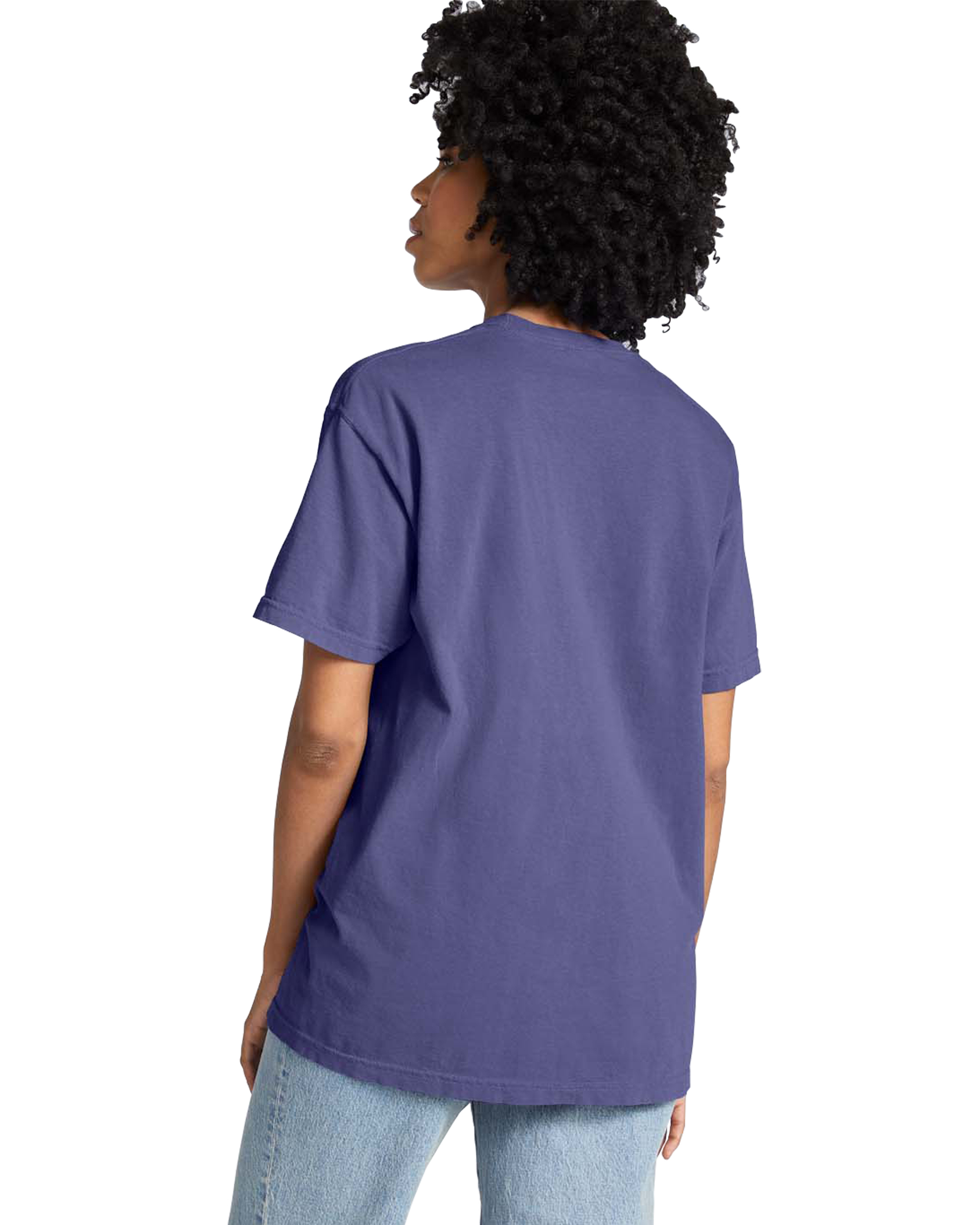 Unisex Heavyweight RS Pocket T-Shirt - Grape