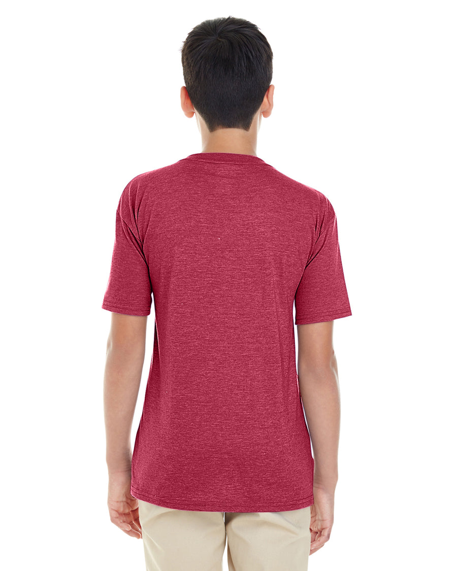 Youth Softstyle�� 4.5 oz. T-Shirt - Heather Cardinal