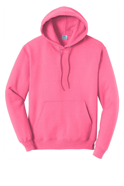 Unisex Core Fleece Pullover Hoodie - Neon Pink