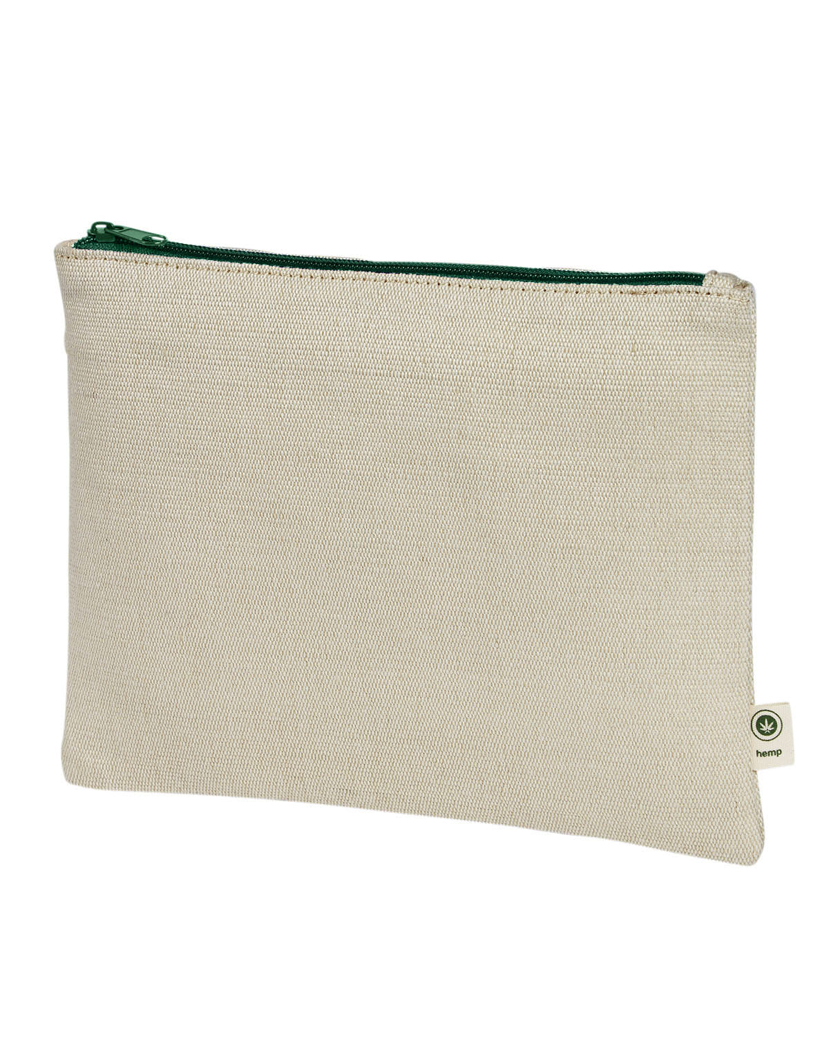 Hemp Blend Pouch - Natural / Kelly