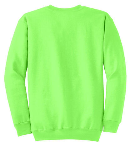 Unisex Core Fleece Crewneck Sweatshirt - Neon Green