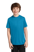 Youth Performance Tee - Neon Blue