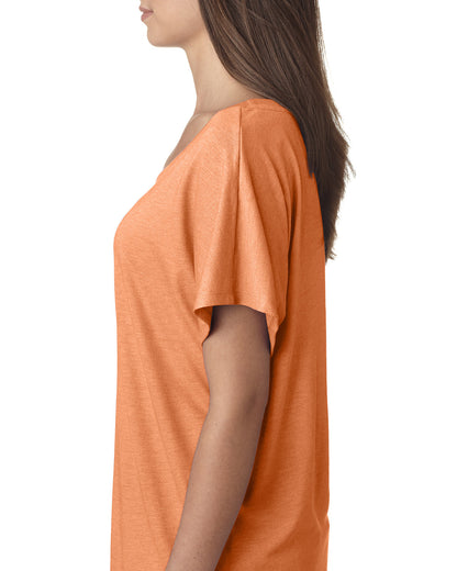 Women's Triblend Dolman - Vintage Light Orange