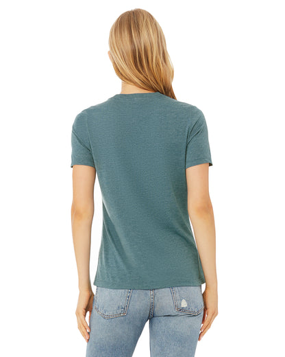 Women's Heathered Relaxed Jersey Short-Sleeve T-Shirt - Heather Deep Teal