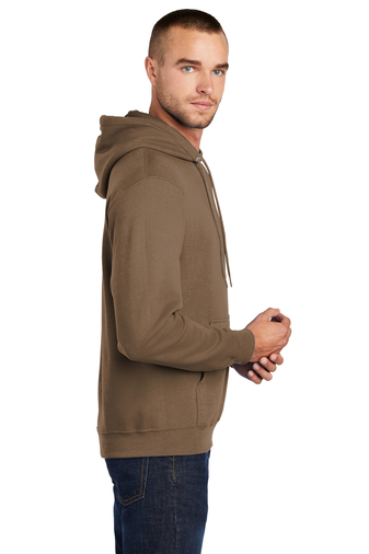 Unisex Core Fleece Pullover Hoodie - Woodland Brown