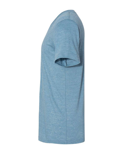 Unisex Jersey Short-Sleeve V-Neck T-Shirt - Denim Slub