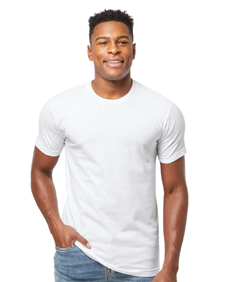 Unisex Fine Jersey Tee - White
