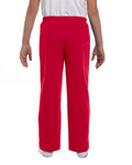 Youth Heavy Blend™ 50/50 Open-Bottom Sweatpants - Red