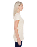 Women's Glitter T-Shirt - Pearl / Gold Glter