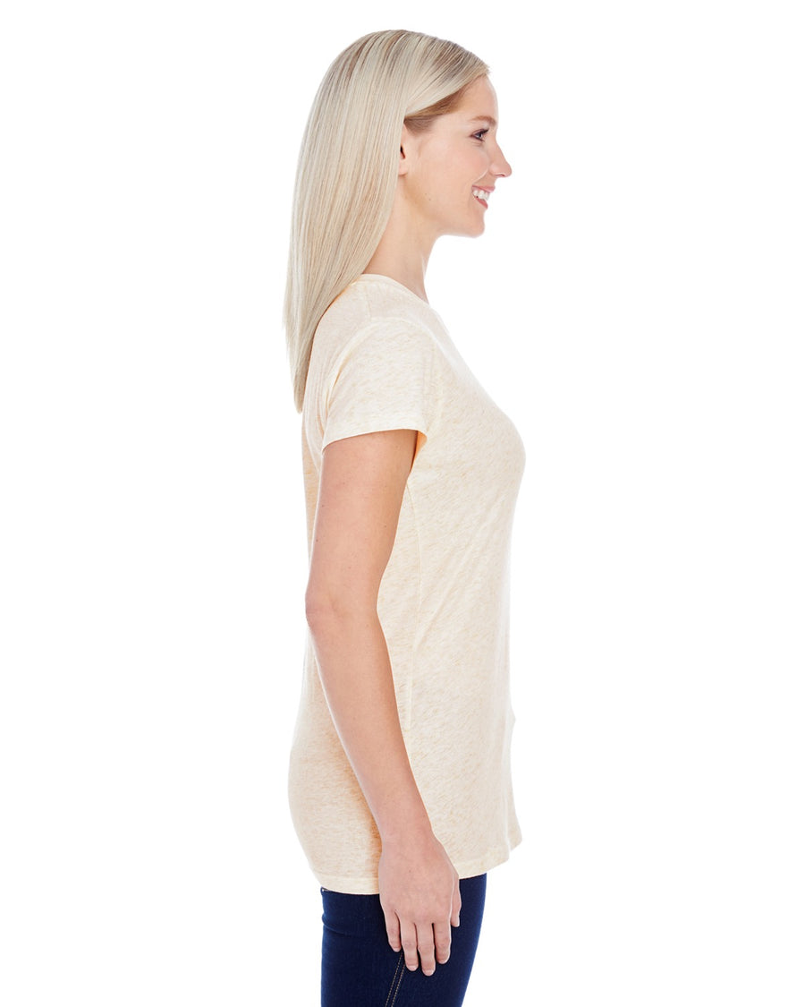 Women's Glitter T-Shirt - Pearl / Gold Glter